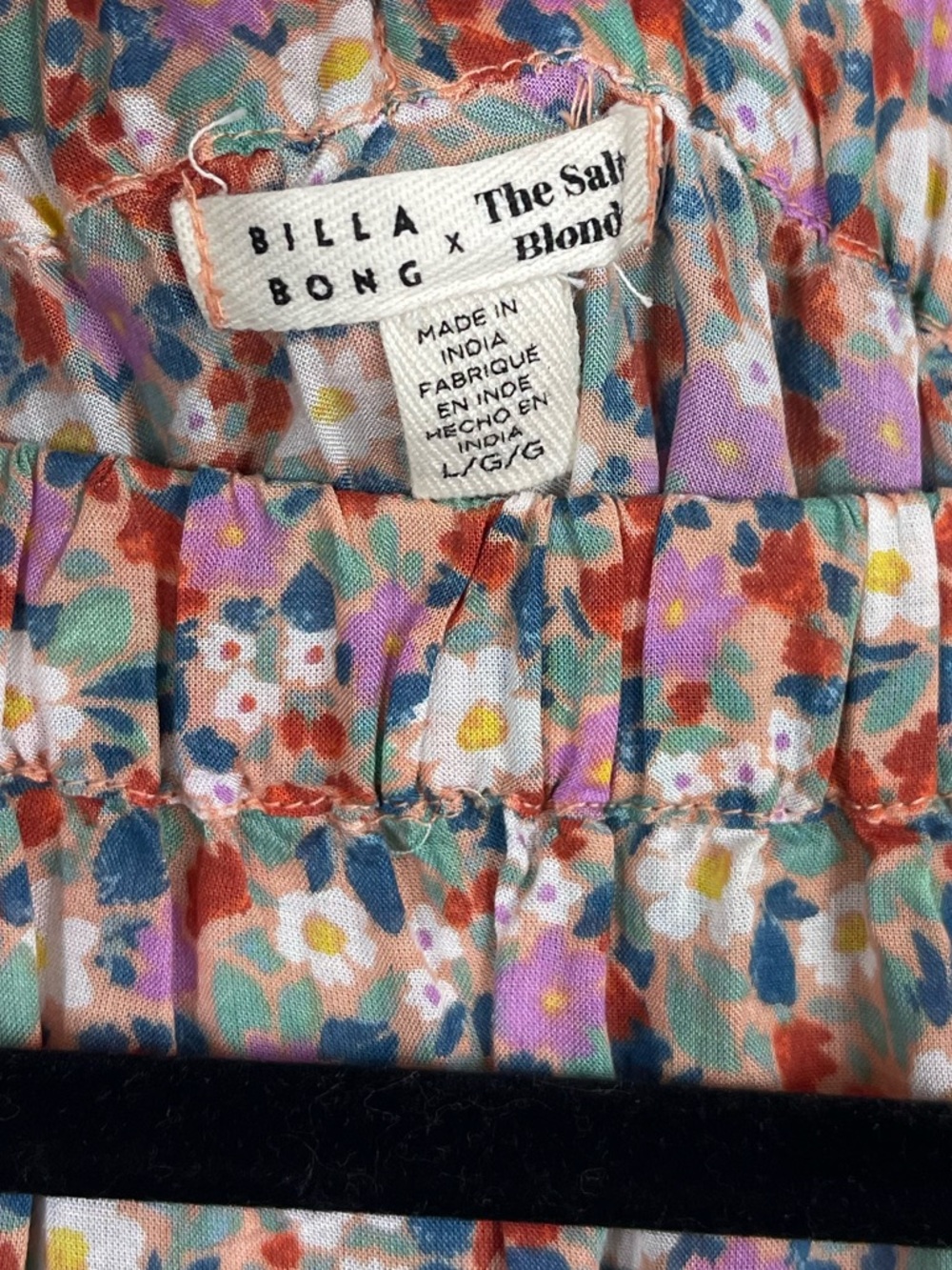Billabong x The Salty Blonde Floral Top Maxi Skirt Set Size M/L - Picture 11 of 11